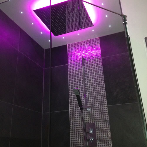 Quell Bathrooms LED shower
